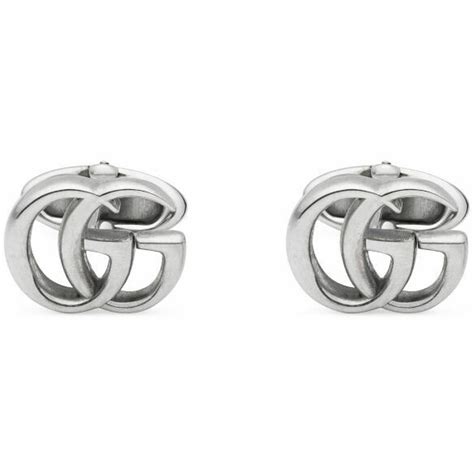 Gucci Gemelli GG Marmont In Argento Sterling 